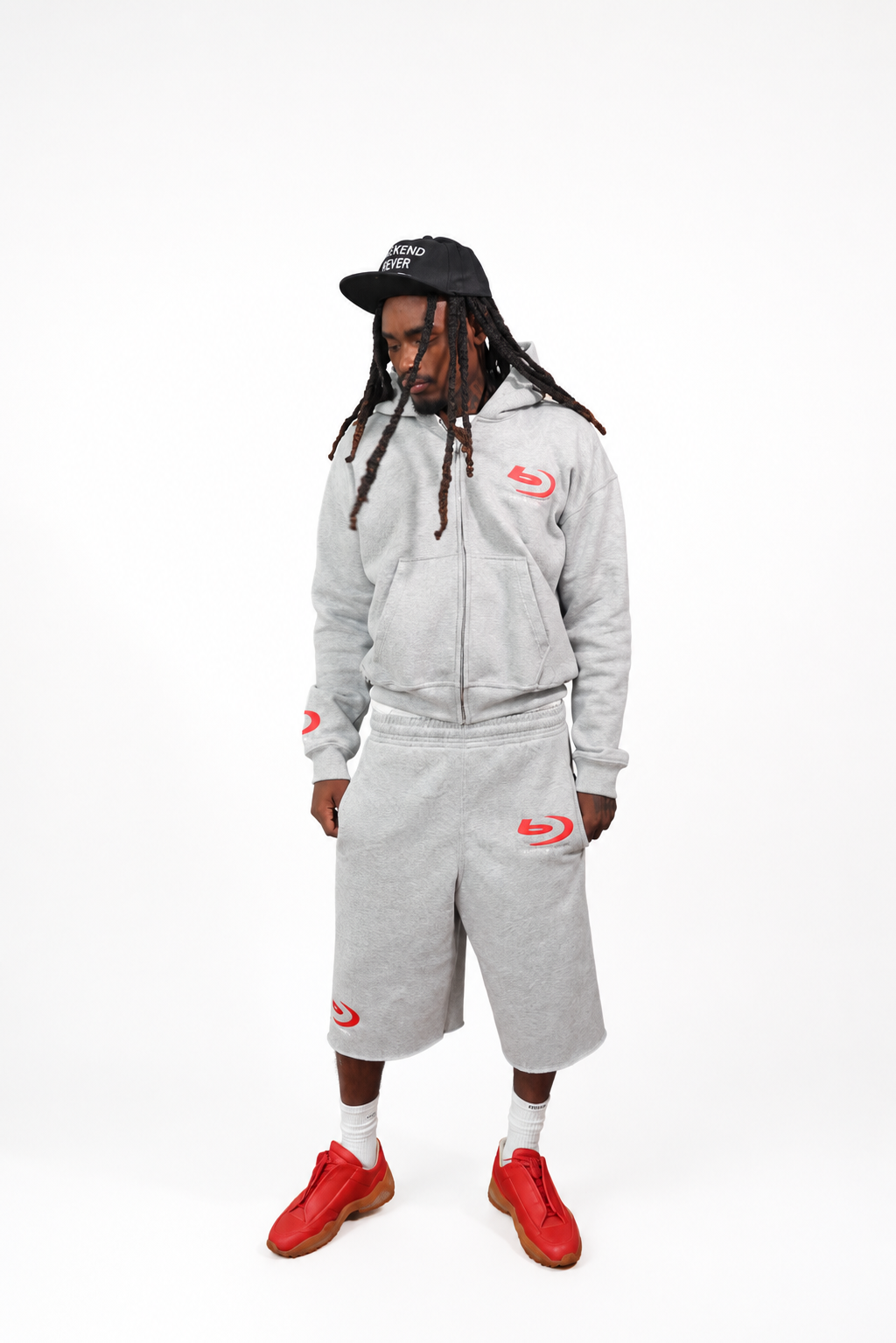 Foreva backend core set (ash grey/red)