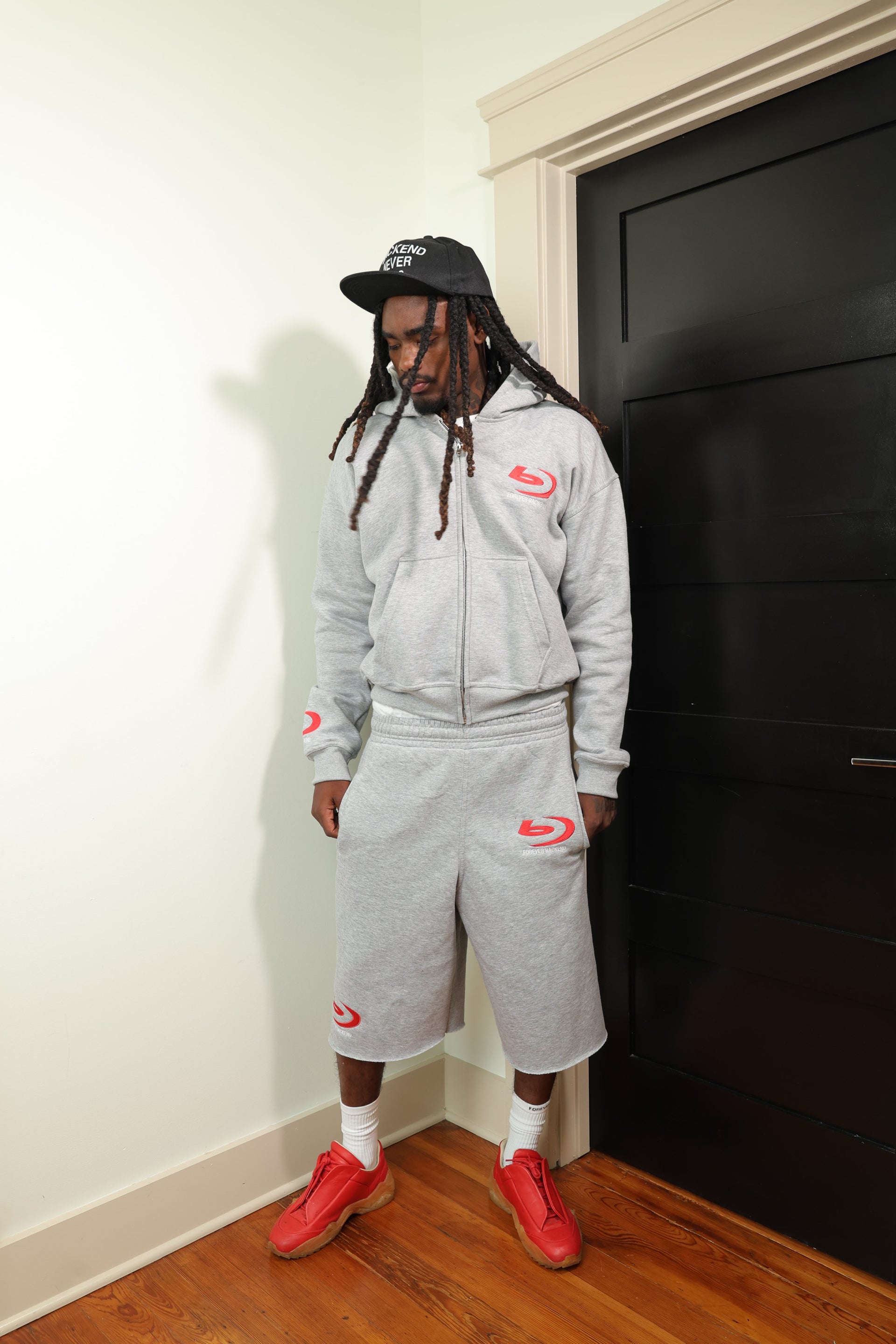 Foreva backend core set (ash grey/red)