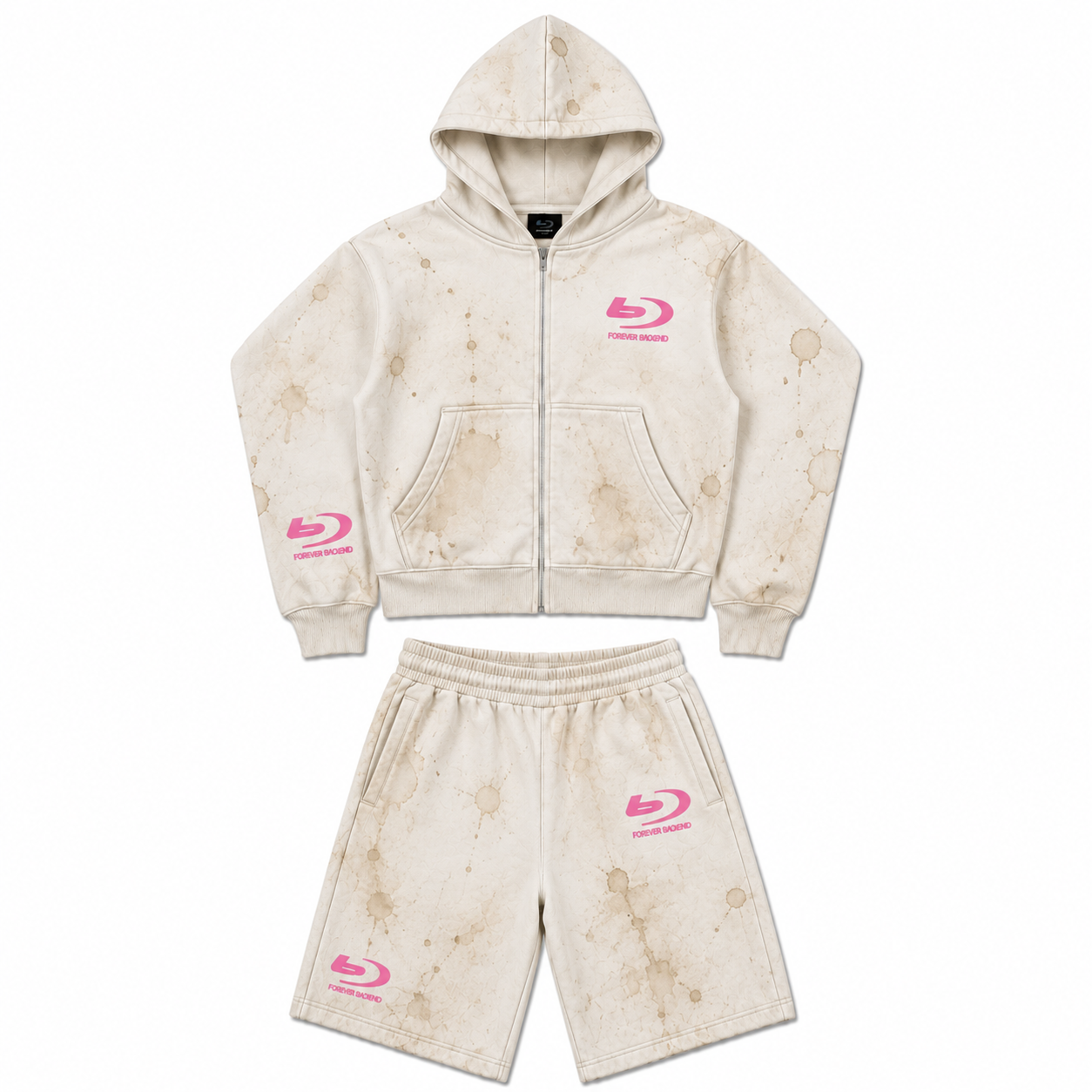 Foreva backend core set (Off white/pink)