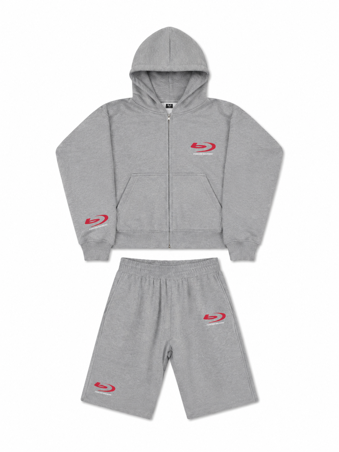 Foreva backend core set (ash grey/red)